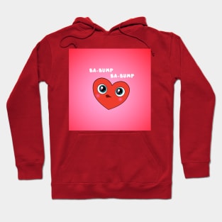 Red Googly Eye Heart Hoodie